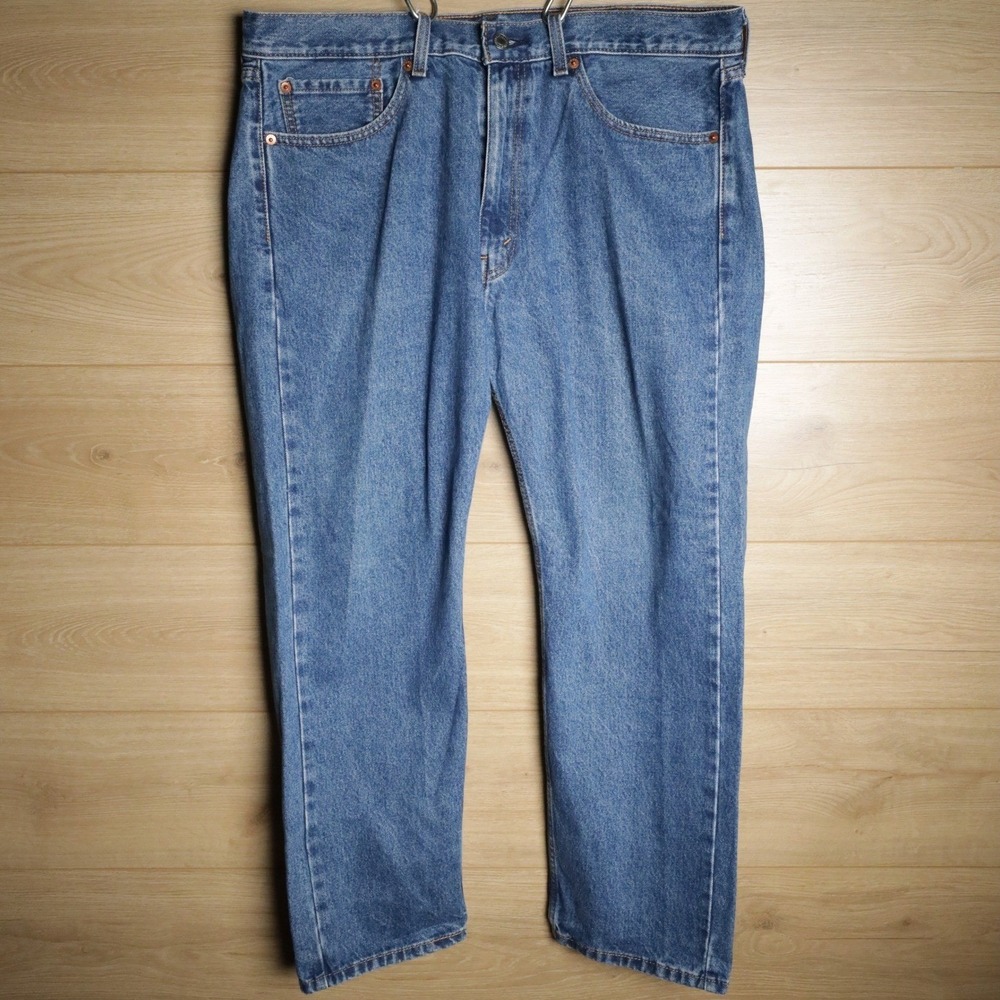 Levi's 505 Relaxed Fit‎ Blue Denim Jeans Mens Size 38x29